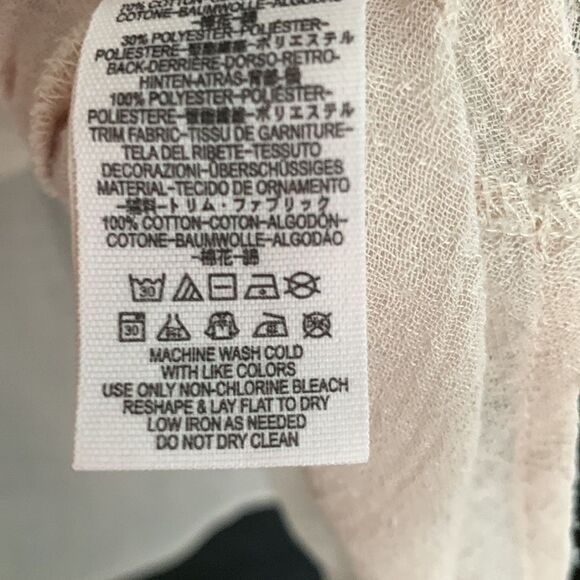 Free People Size Medium short cuffed sleeve top high front/low back - Picture 8 of 11